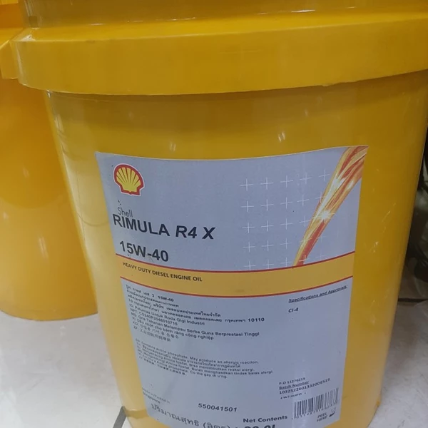 SHELL RIMULA R4 X 15W-40 DIESEL OIL