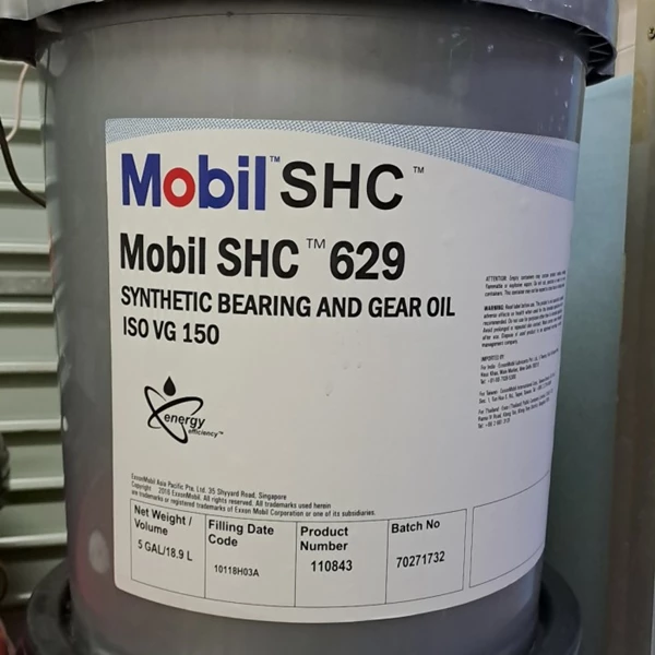 MOBIL SHC 629 BEARING AND GEAR OIL